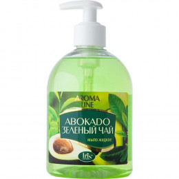 Мыло жидкое IRIS Aroma Line авокадо и зеленый чай 500 мл Мыло жидкое IRIS Aroma Line авокадо и зеленый чай 500 мл
